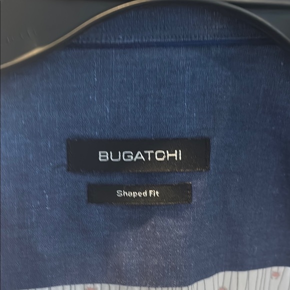 Bugatchi shaped fit large crab long sleeve button down - Picture 3 of 6